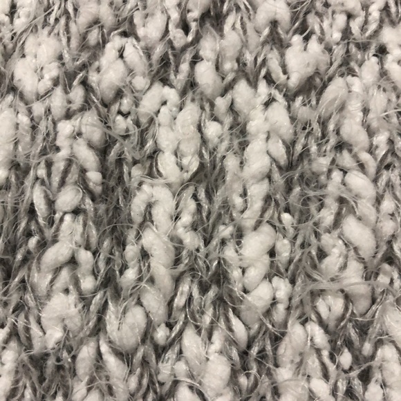 Buffalo fuzzy grey&white sweater. - Picture 3 of 4